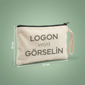 Özelleştirilebilir Kanvas Clutch (21 x 10)