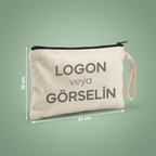 Özelleştirilebilir Kanvas Clutch (21 x 10)