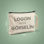 Özelleştirilebilir Kanvas Clutch (21 x 15)