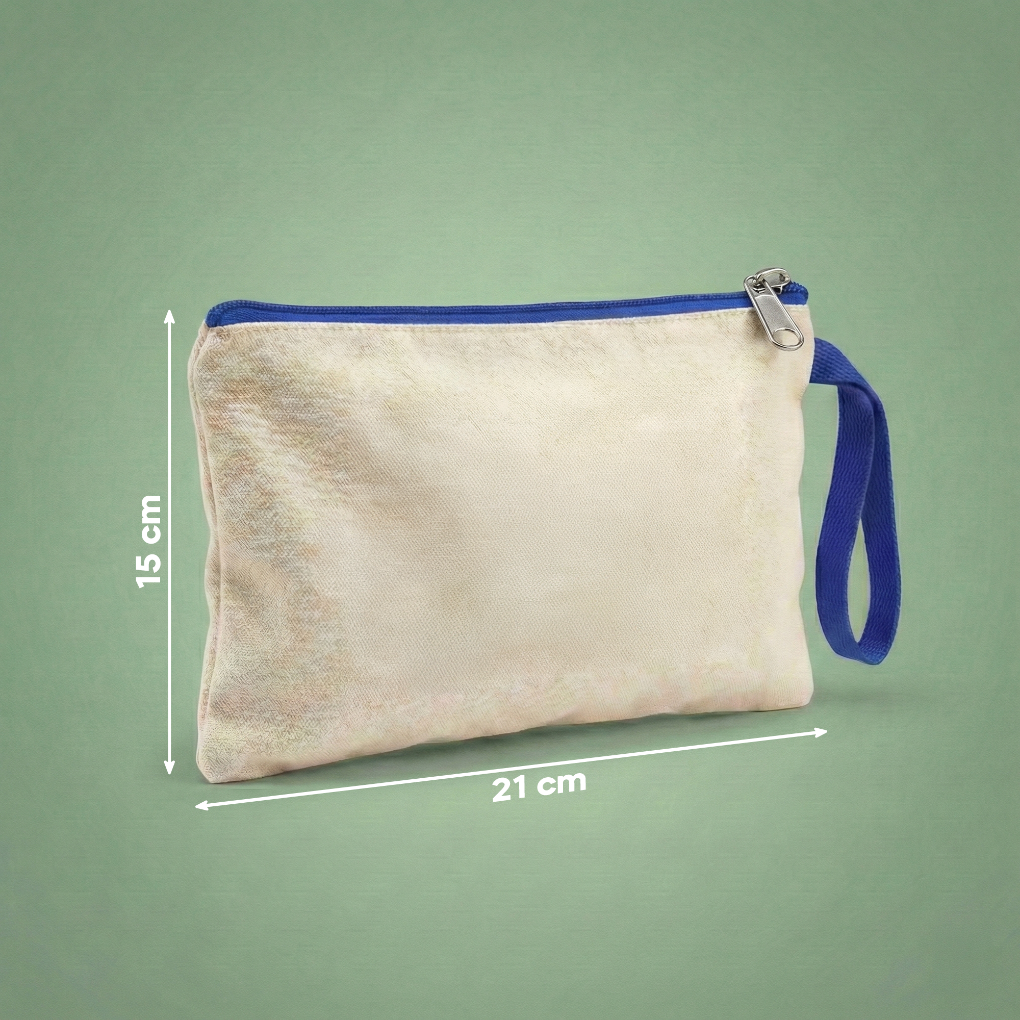 Lacivert - Kanvas Clutch (21 x 15)