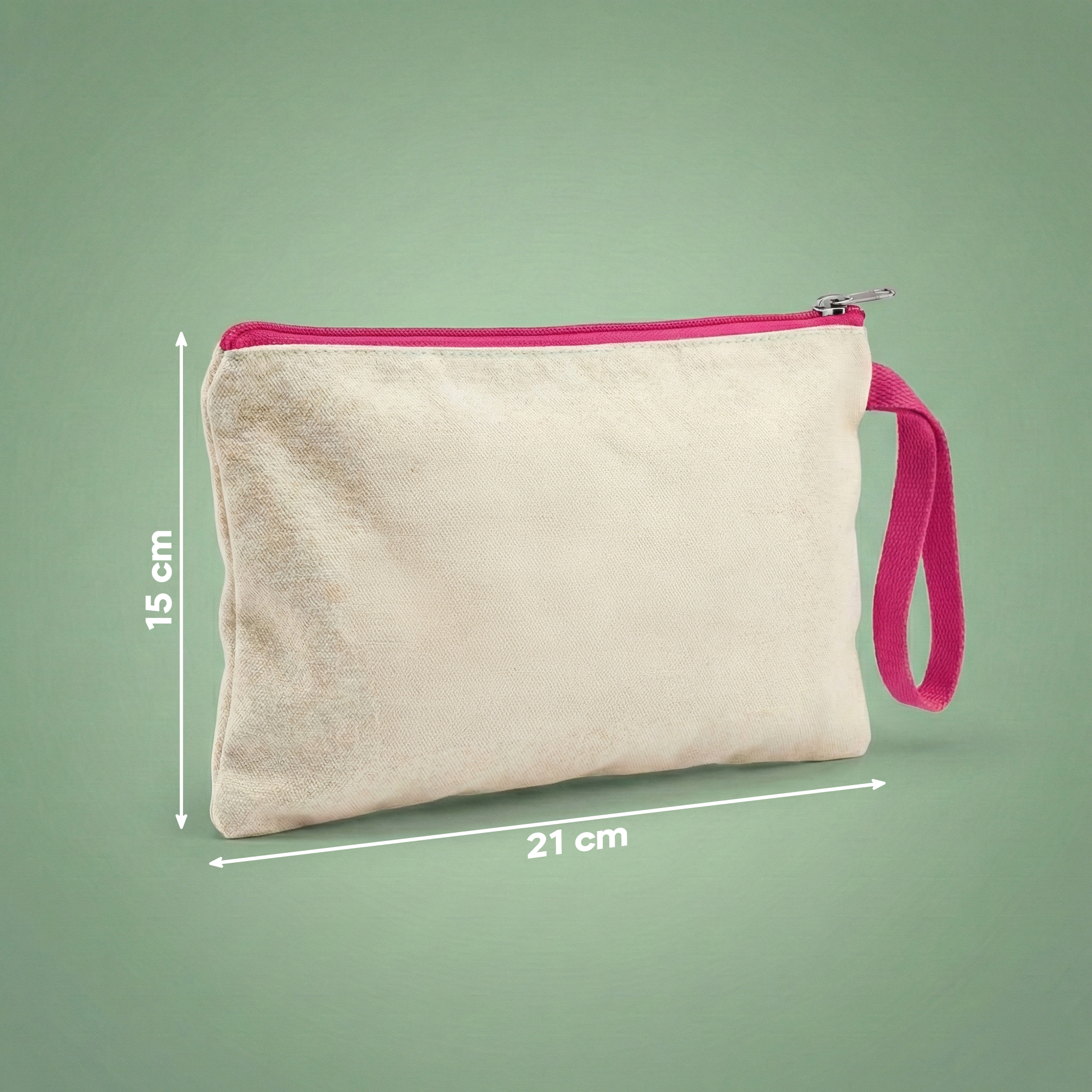 Pembe - Kanvas Clutch (21 x 15)