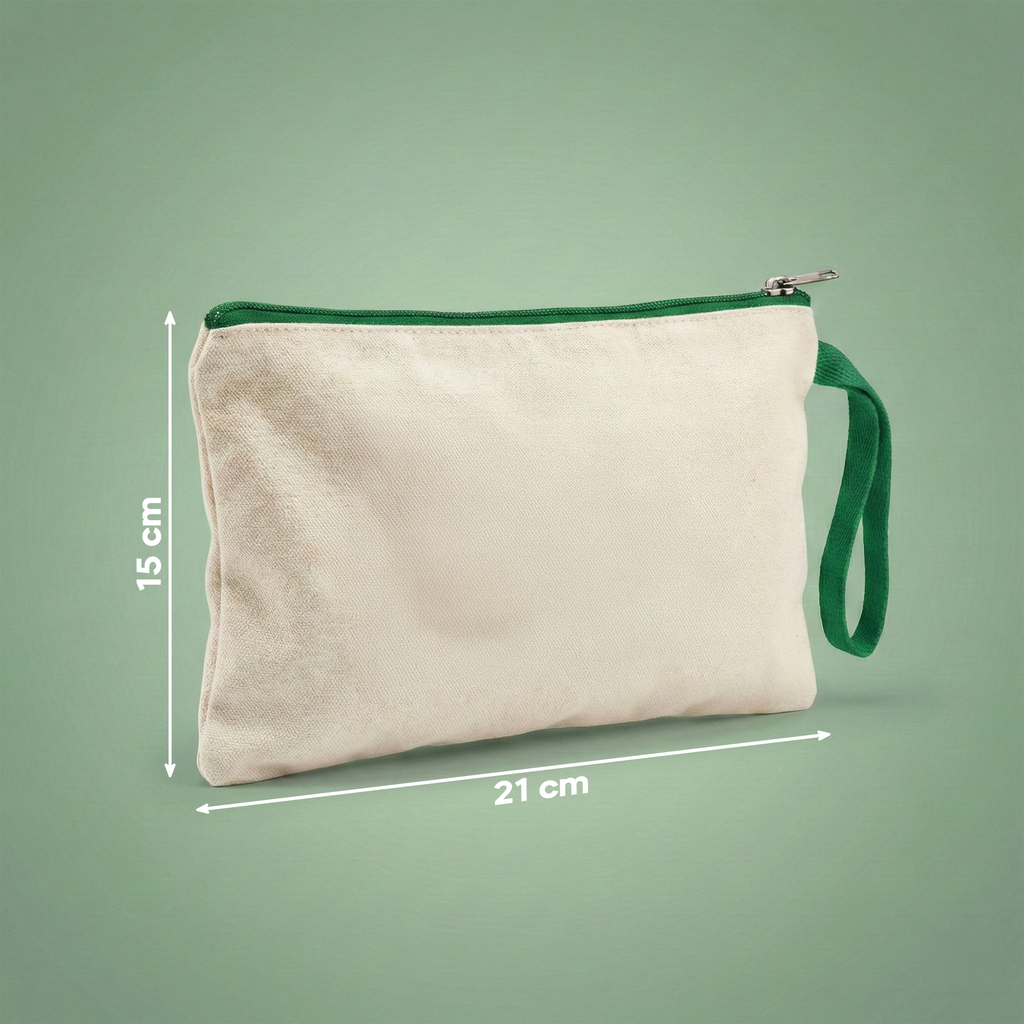 Yeşil - Kanvas Clutch (21 x 15)
