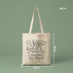 Boyanabilir 23 Nisan Çantası - NO: 4 — "Yaşasın 23 Nisan" Uçan Kalem Tasarımı