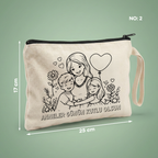 Boyanabilir Anneler Günü Clutch'ı – No:2 "Anneler Günün Kutlu Olsun"