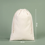 Baskısız Ham Bez Kese - Her Ölçüden 5 Adet (toplam 40 adet)