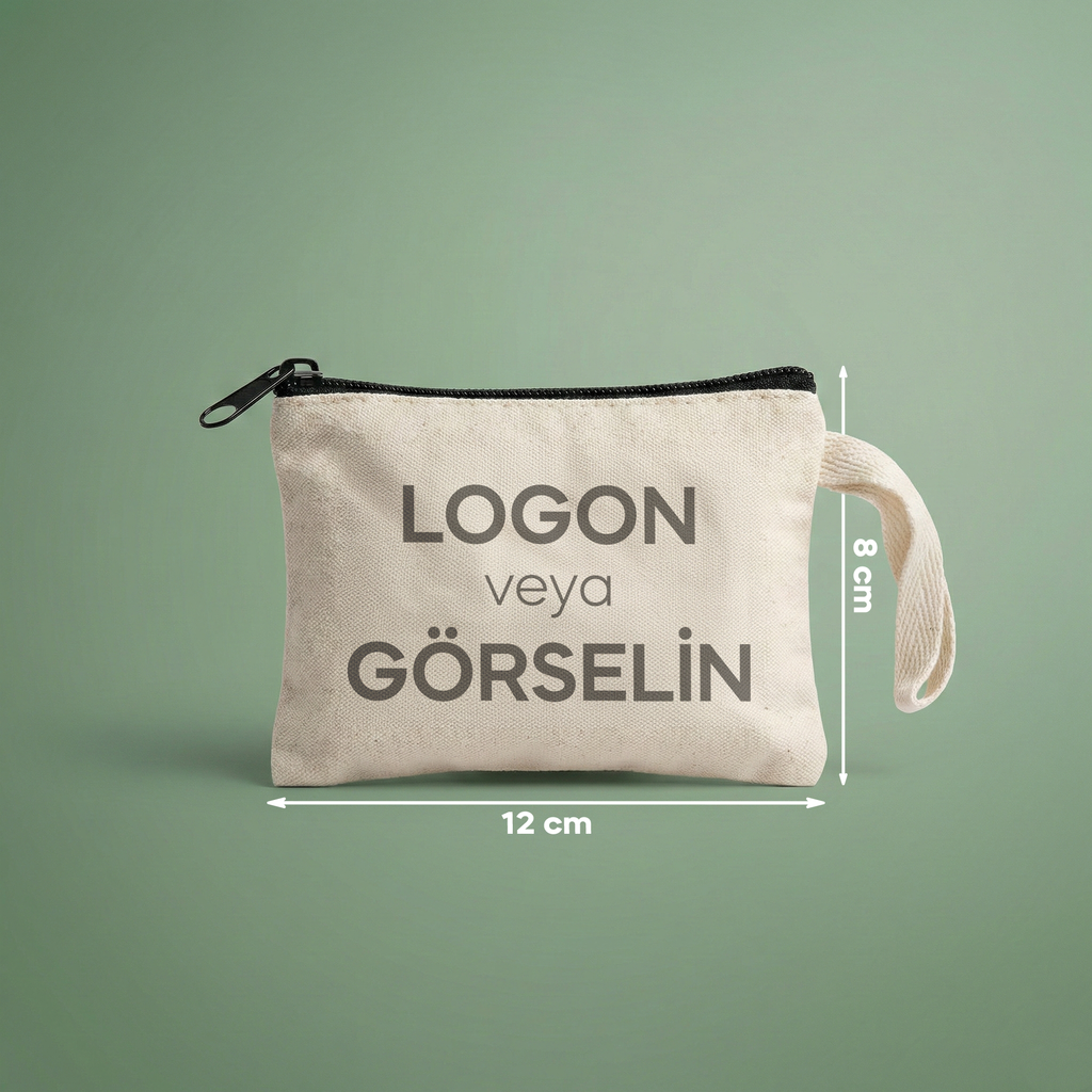 Özelleştirilebilir Kanvas Clutch (12 x 8)