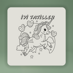 Boyanabilir İyi Tatiller Çanta - Unicorn - No:4