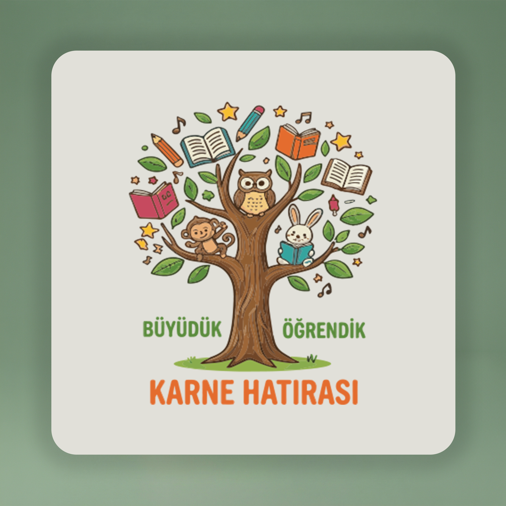 Karne Hediyesi Omuz Çantası - Karne Hatırası - No:2