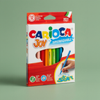 Carioca JOY Süper Yıkanabilir Keçeli Kalem 12'li Set