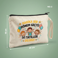 Karne Hediyesi Clutch Çanta - İyi Tatiller Dileriz - No:2