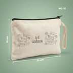 Boyanabilir İyi Tatiller Clutch - Cupcake Tavşan - No:10