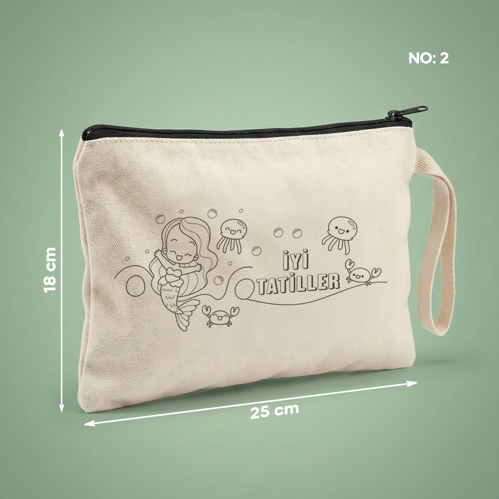 Boyanabilir İyi Tatiller Clutch - Denizkızı - No:2