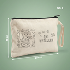 Boyanabilir İyi Tatiller Clutch - Yağmurlu Kedi - No:5
