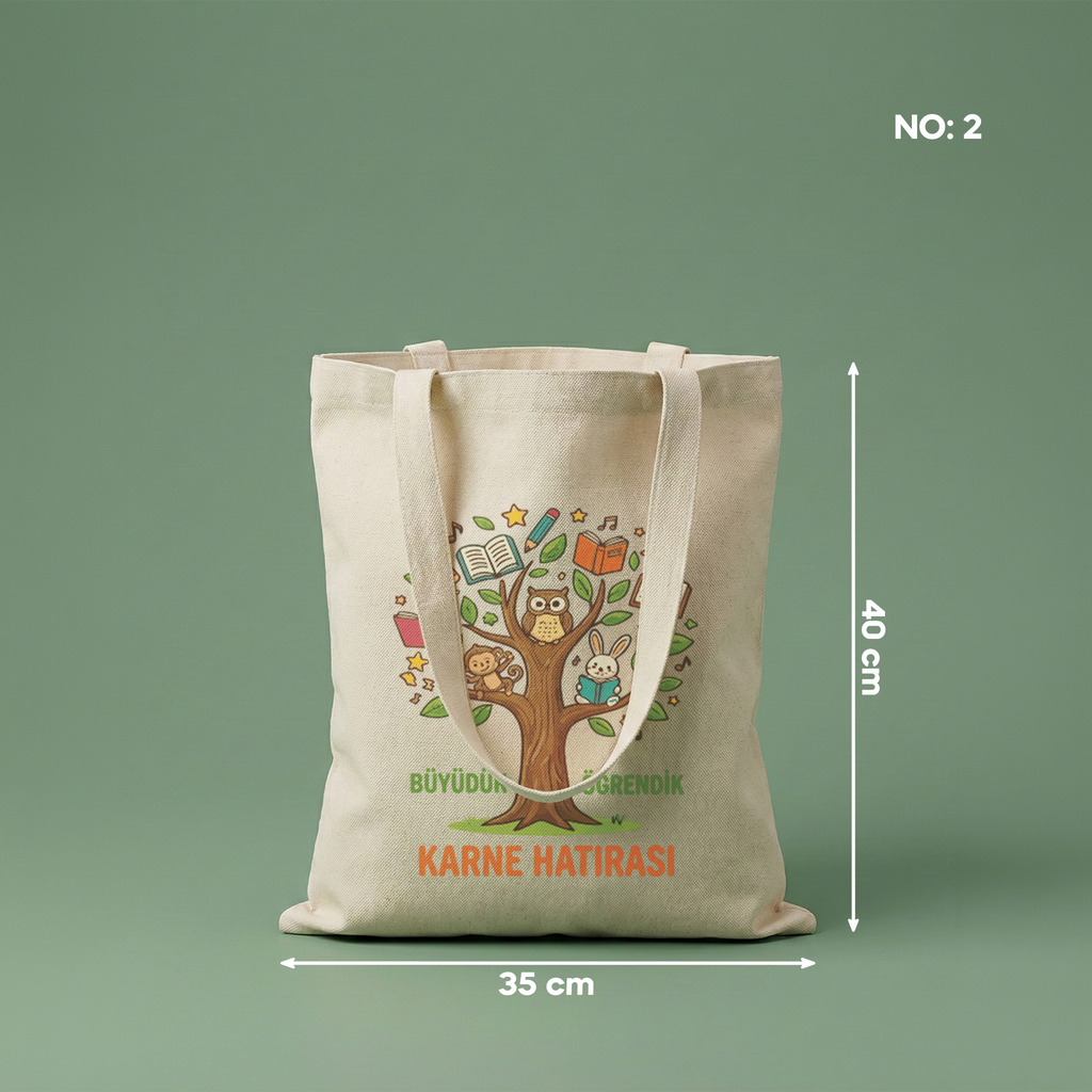 Karne Hediyesi Omuz Çantası - Karne Hatırası - No:2