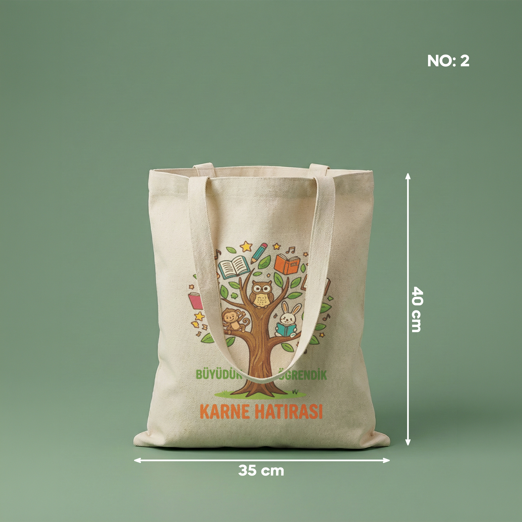 Karne Hediyesi Omuz Çantası - Karne Hatırası - No:2
