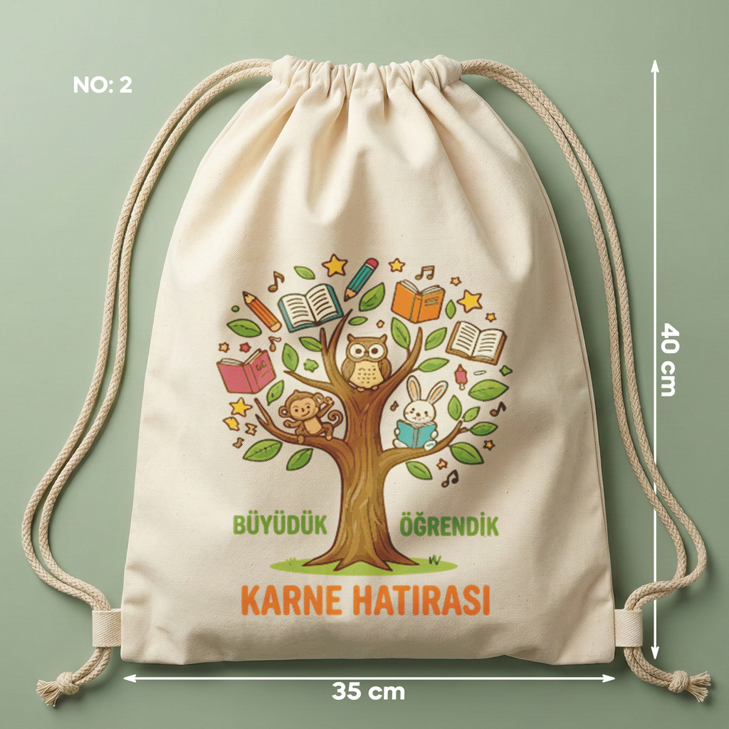 Karne Hediyesi Sırt Çantası - Karne Hatırası - No:2