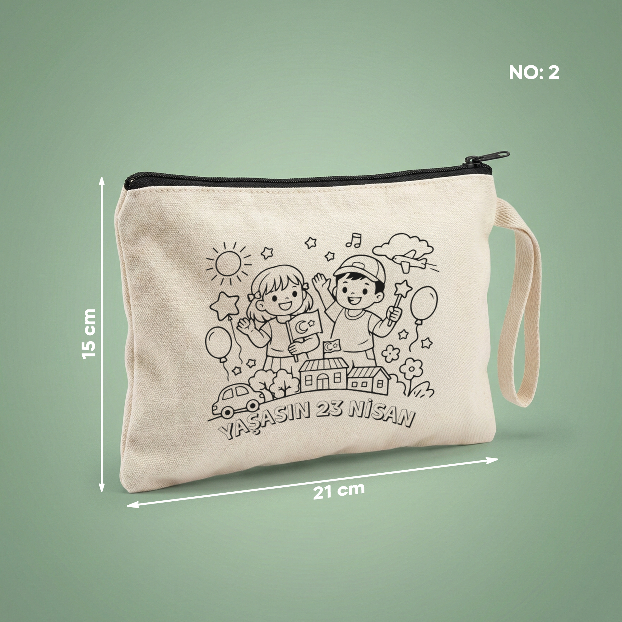 Boyanabilir 23 Nisan Clutch - No:2 —  Yaşasın 23 Nisan