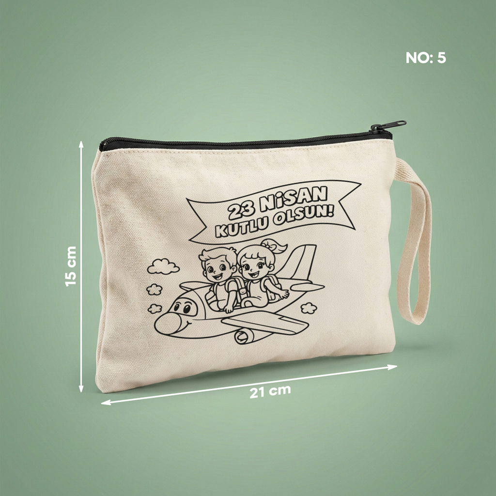 Boyanabilir 23 Nisan Clutch - No:5 — 23 Nisan Kutlu Olsun (Uçaklı)