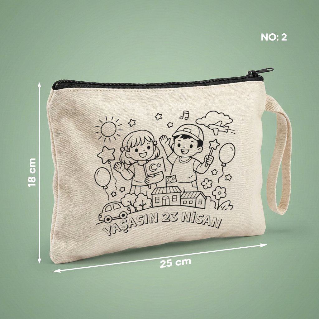 Boyanabilir 23 Nisan Clutch - No:2 —  Yaşasın 23 Nisan