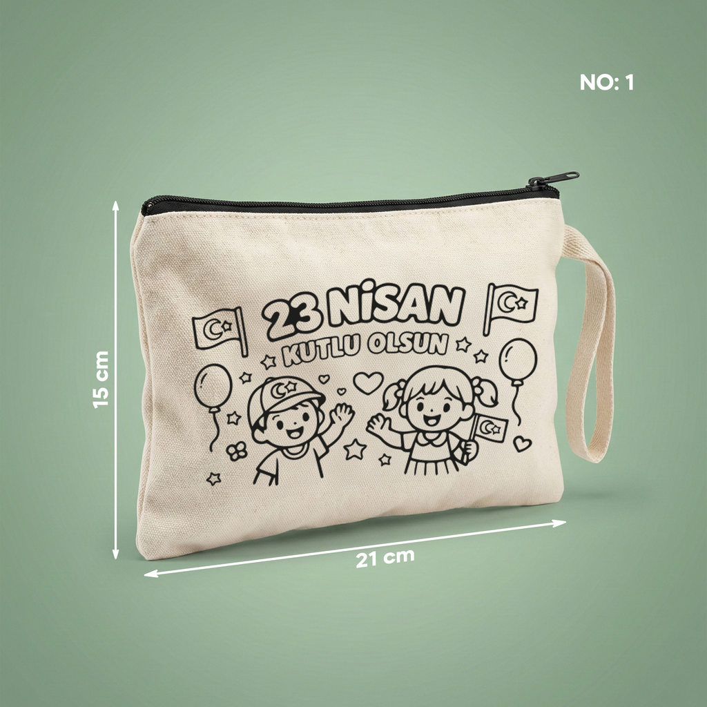 Boyanabilir 23 Nisan Clutch - NO: 1 — 23 Nisan Kutlu Olsun