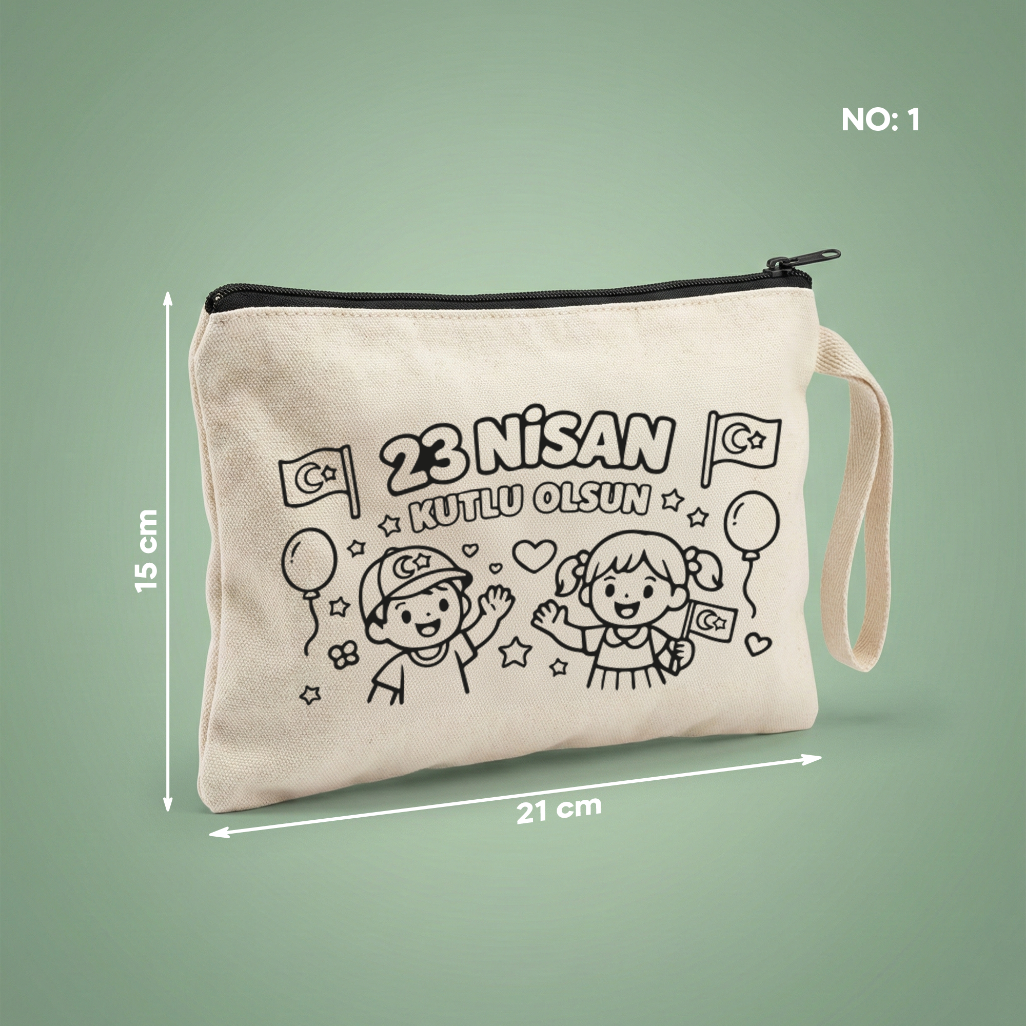 Boyanabilir 23 Nisan Clutch - NO: 1 — 23 Nisan Kutlu Olsun