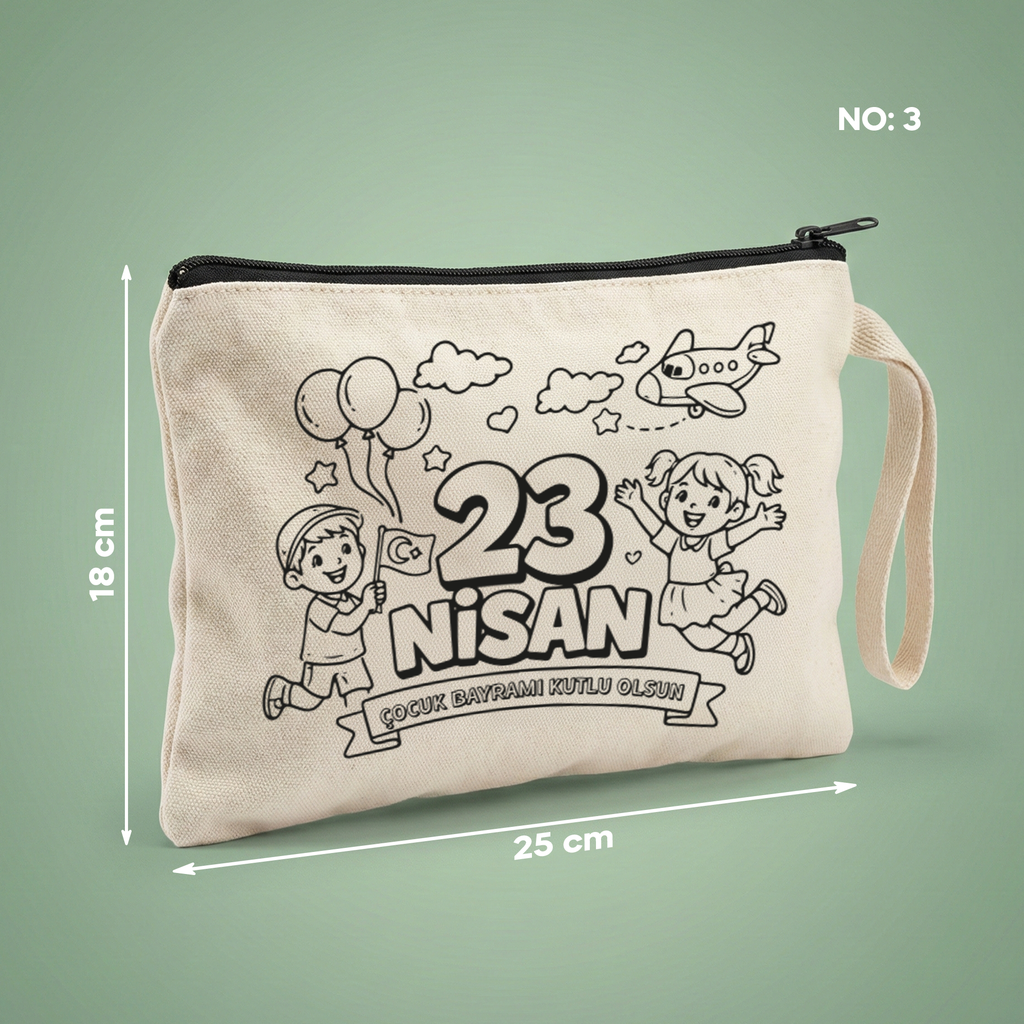 Boyanabilir 23 Nisan Clutch - No:3 — 23 Nisan Çocuk Bayramı Kutlu Olsun