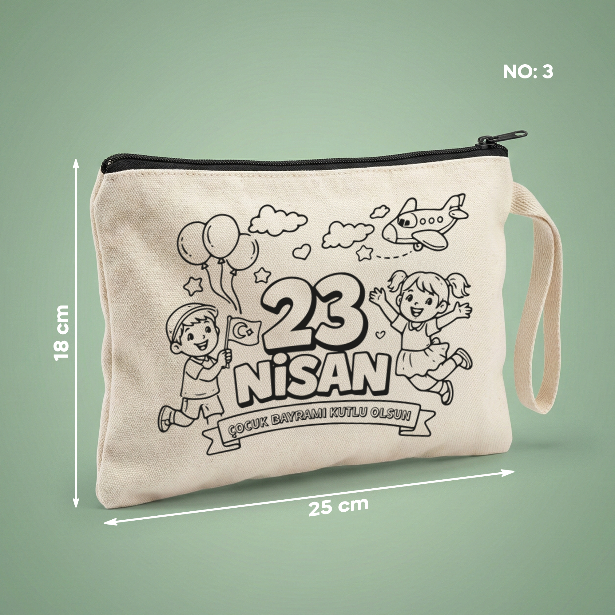 Boyanabilir 23 Nisan Clutch - No:3 — 23 Nisan Çocuk Bayramı Kutlu Olsun