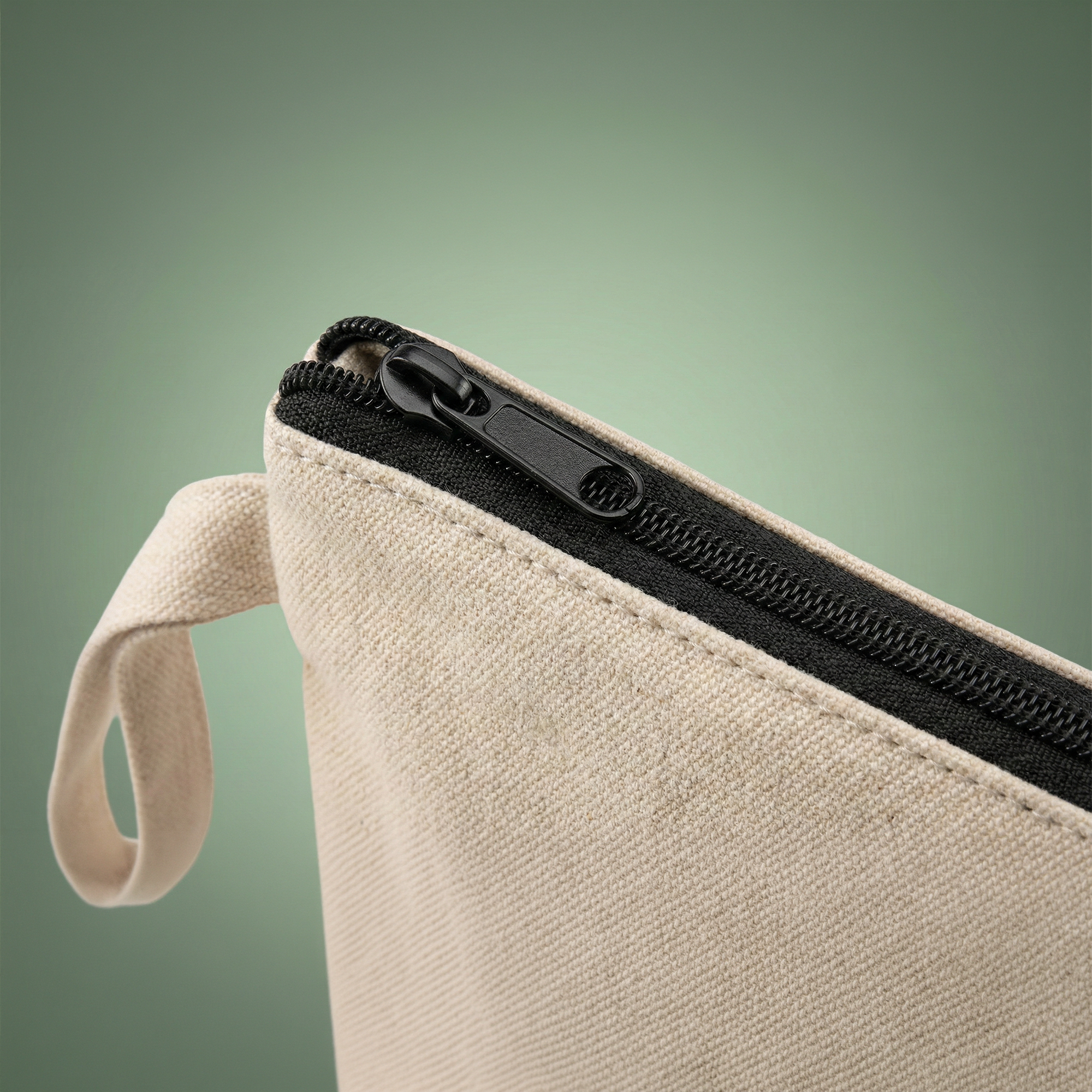 Yeşil - Özelleştirilebilir Kanvas Clutch (21 x 10)