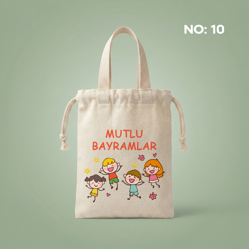 Saplı Bayram Harçlık Kesesi (15x20cm) - No:10