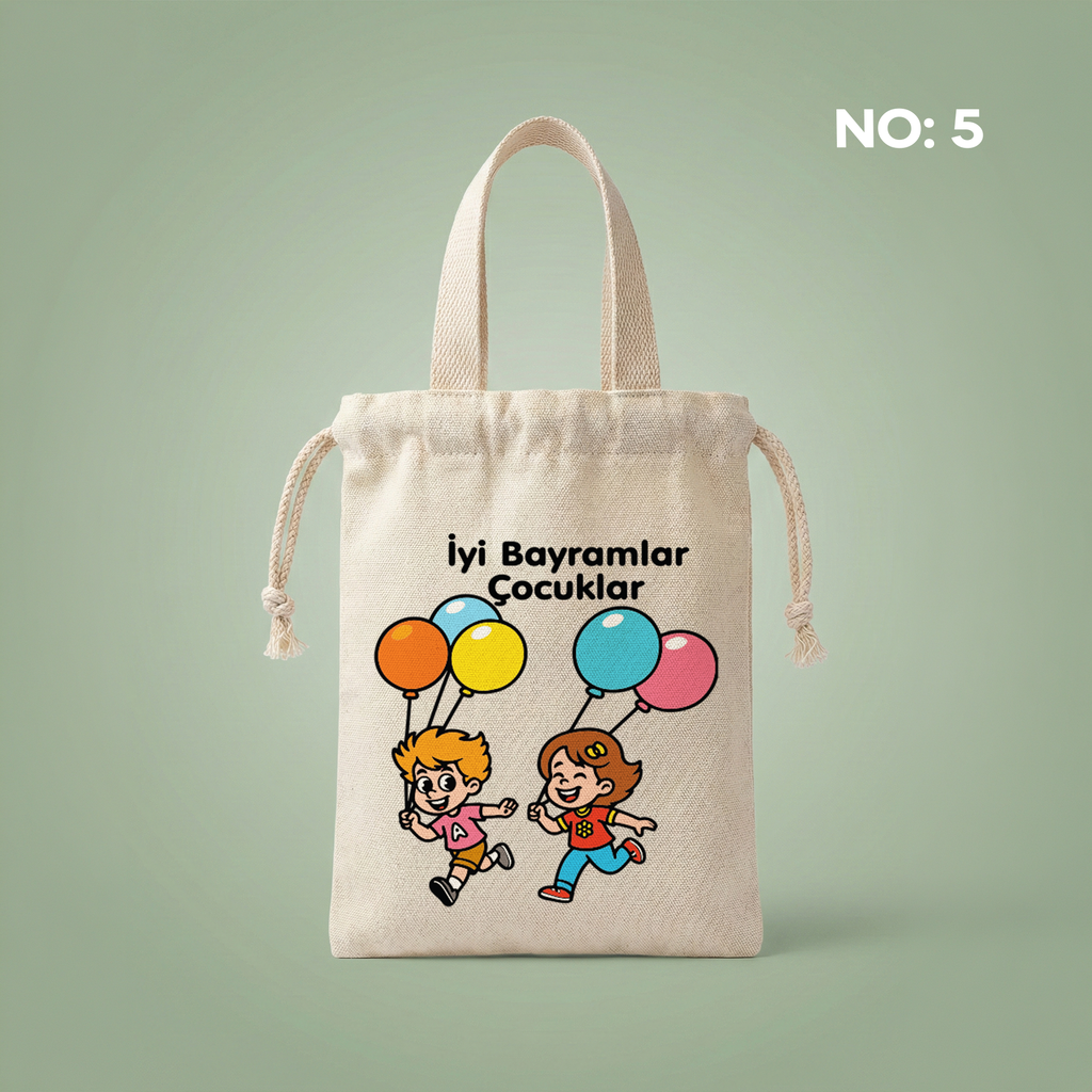 Saplı Bayram Harçlık Kesesi (15x20cm) - No:5
