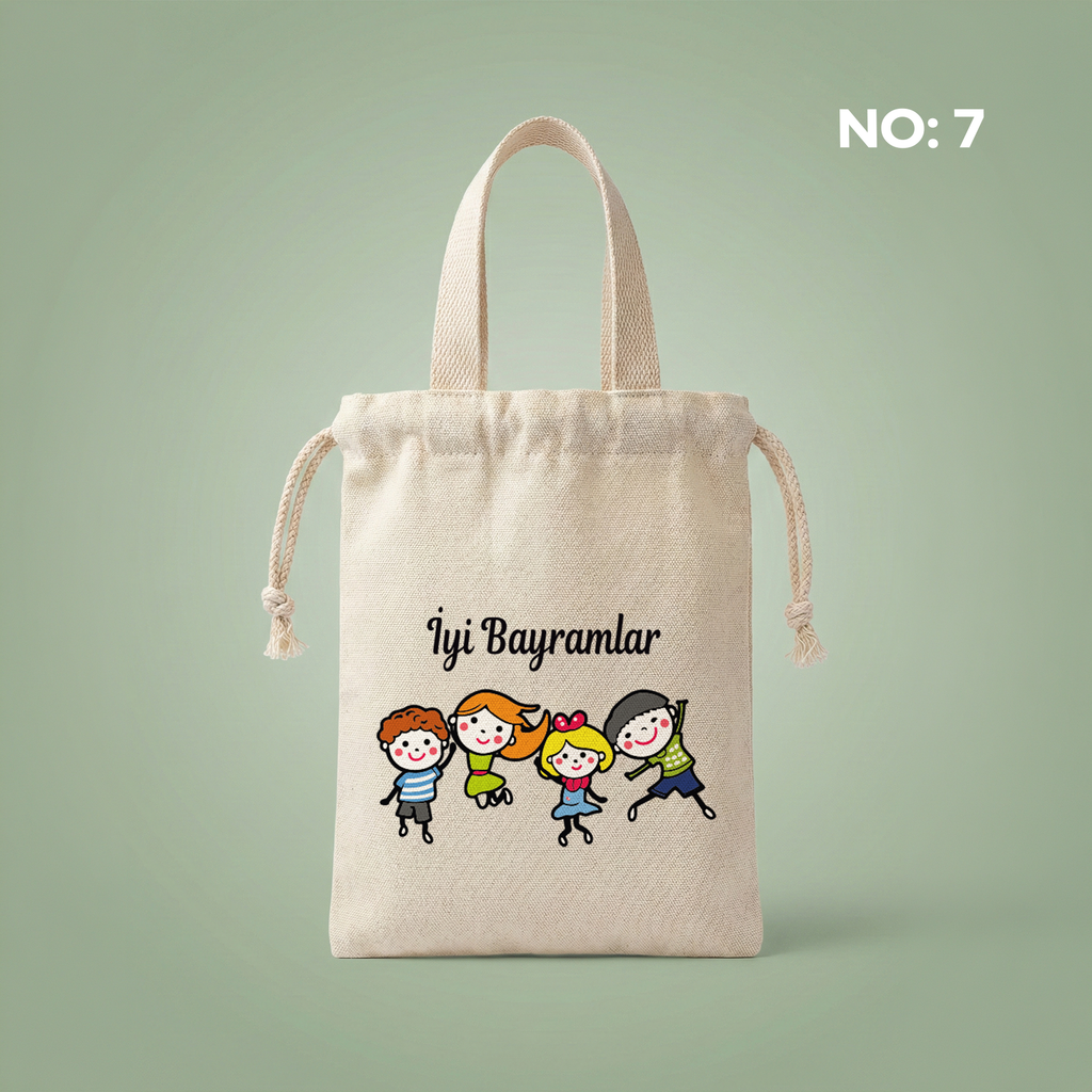 Saplı Bayram Harçlık Kesesi (15x20cm) - No:7