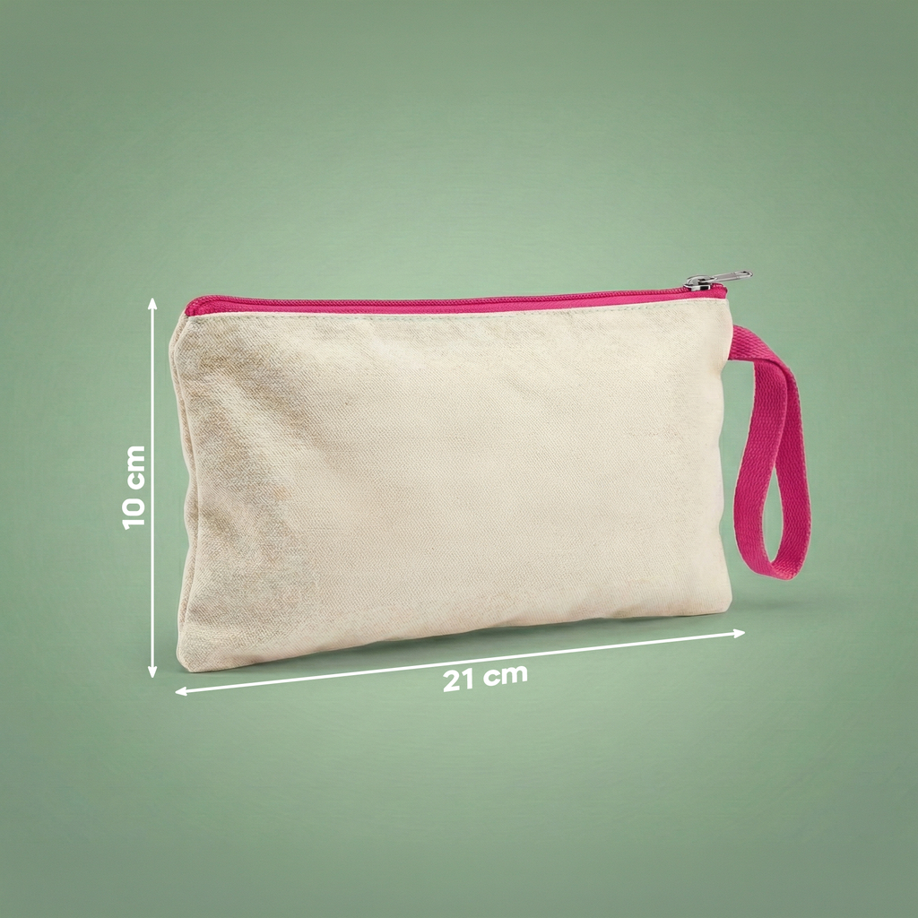 Pembe - Kanvas Clutch (21 x 10)