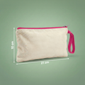 Pembe - Kanvas Clutch (21 x 10)