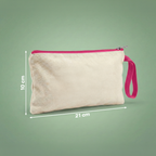 Pembe - Kanvas Clutch (21 x 10)
